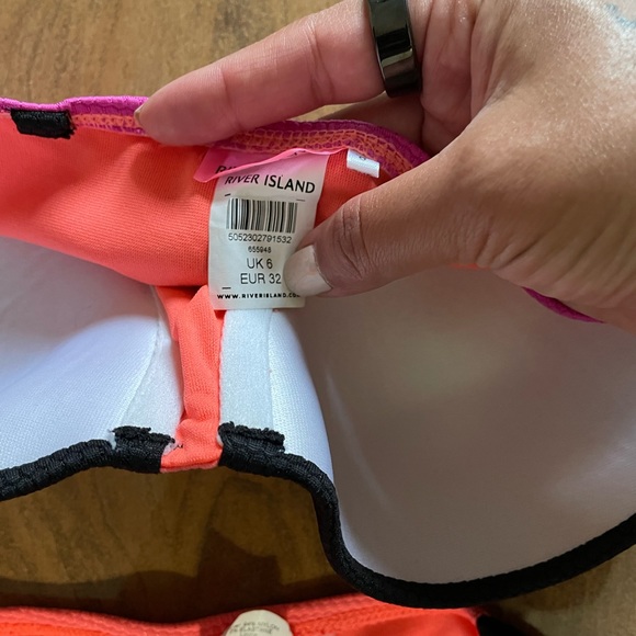 River Island high-waisted bikini set - Picture 4 of 4